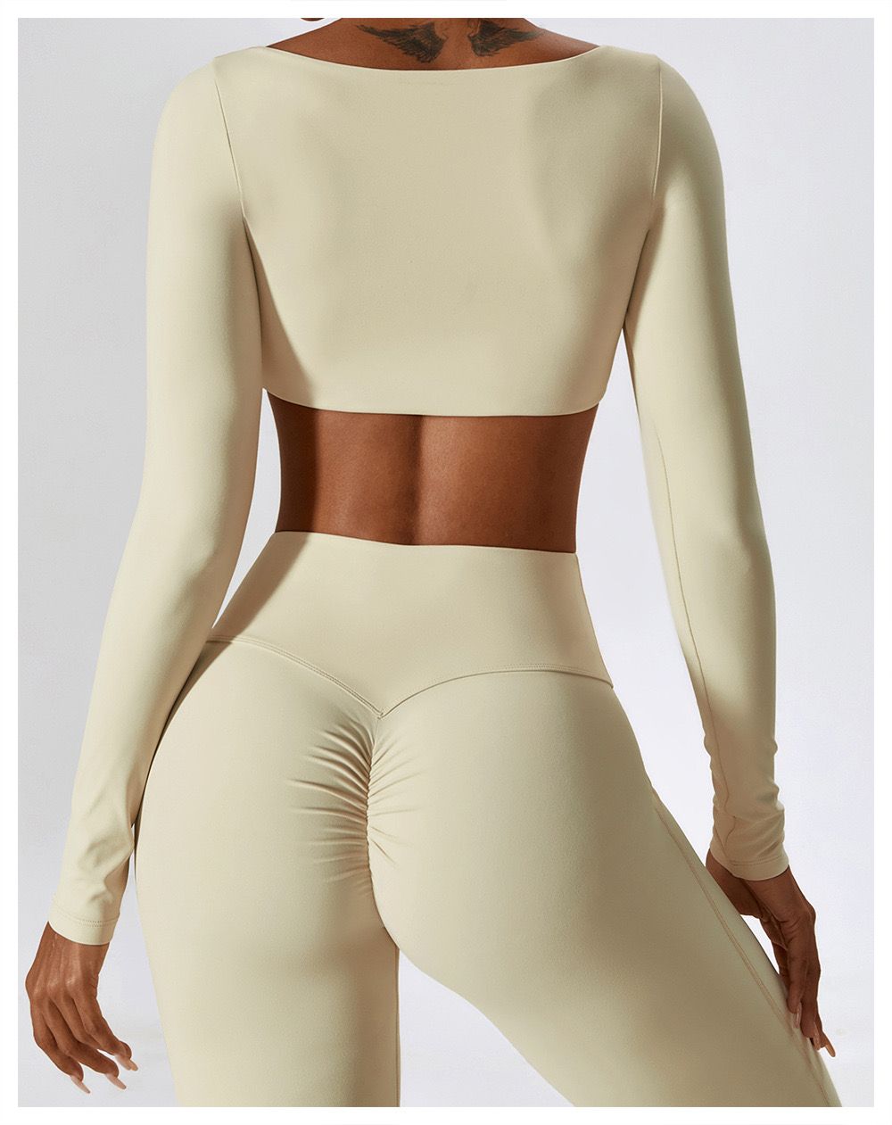 Long sleeve top and leggings set
