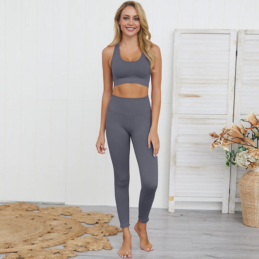 Workout top and leggings set